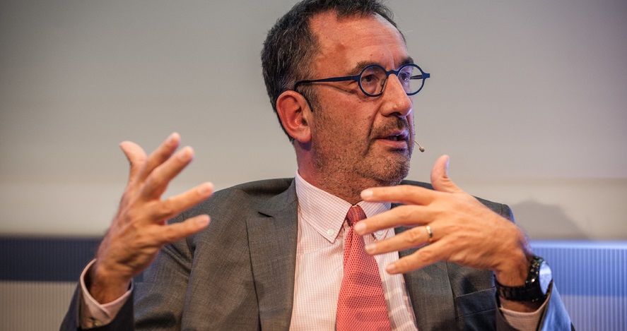 Arnaud Nourry, CEO da Hachette, participou hoje do CEO Talk da Feira do Livro de Frankfurt | © Bernd Hartung / Frankfurt Book Fair