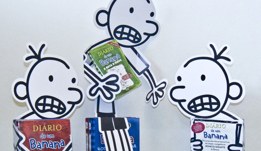 'Di&aacute;rio de um banana' ocupa o primeiro lugar na lista de infantojuvenis mais vendidos da Amazon | &copy; Divulga&ccedil;&atilde;o / V&R