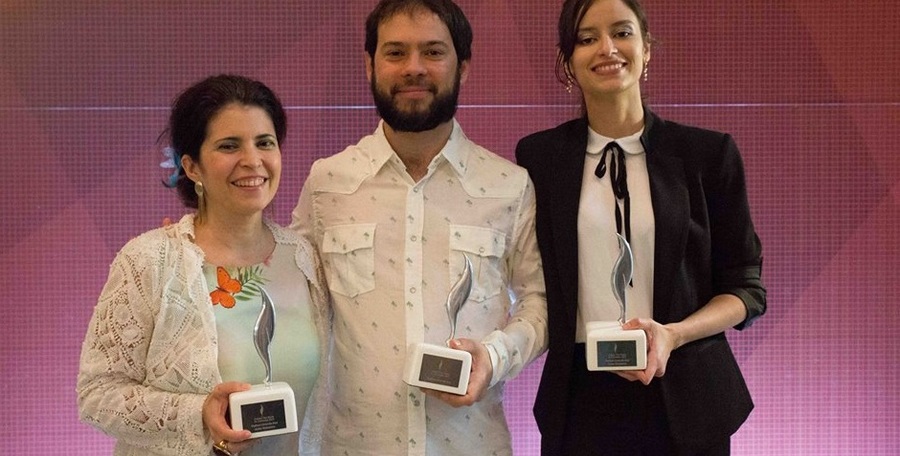 Micheliny Verunschk, Estevão Azevedo e Débora Ferraz são os vencedores do Prêmio SP de Literatura em 2015 | © Marcelo Nakano