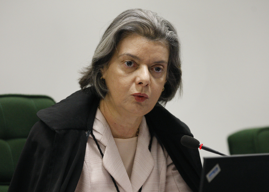 Ministra Cármen Lúcia em uma das audiências para tratar sobre a 'Lei das Biografias' | © Nelson Jr./SCO/STF