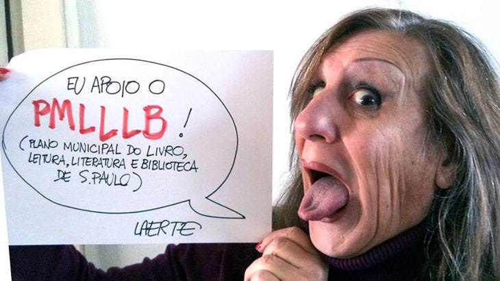 A cartunista Laerte foi uma das apoiadoras do PMLLLB | © Divulgação