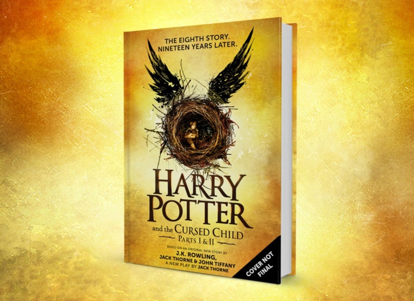 Capa provisória de 'Harry Potter and the cursed child’, oitavo livro da saga escrita por J.K Rowling | © Divulgação