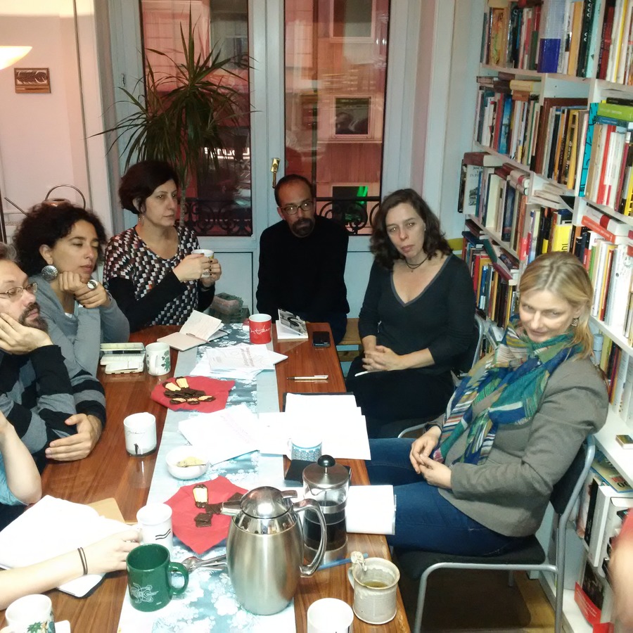 Editores brasileiros se reúnem com Nicole Witt, da Agência Mertin | © Marifé Boix