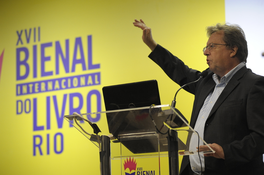 Consultor austríaco Rüdiger Wischenbart é o organizador do The global e-book report | © Bienal do Rio