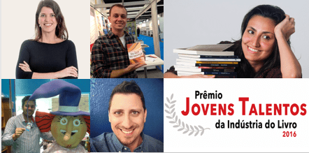 Joana De Conti, Gustavo Faraon, Flávia Iriarte, Gabriel Moreira e Guilherme Filippone são os vencedores do Prêmio Jovens Talentos em 2016 | © Acervos pessoais dos vencedores