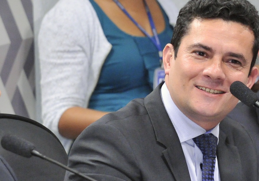 Juiz Sérgio Moro, retratado no livro Lava-Jato, que encabeça a lista de não ficção da Lista Nielsen PublishNews | © Senado Federal