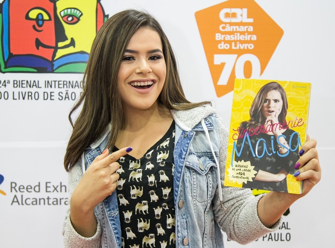 Maisa Silva chegou &agrave; lista infantojuvenil com o 'Sinceramente Maisa' | &copy; Bienal de SP`/ Divulga&ccedil;&atilde;o