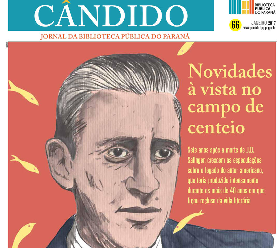 Primeira edição do ano do jornal Cândido traz especial sobre Jerome David Salinger | © Divulgação