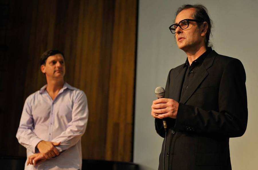 André Sturm e Charles Cosac na apresentação aos funcionários da Biblioteca Mário de Andrade | © Sylvia Masini / Divulgação