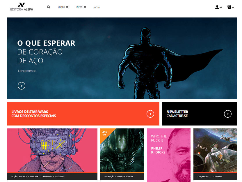 Aleph lança novo site | © Divulgação
