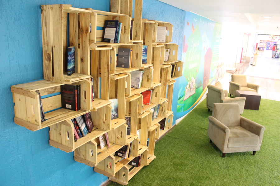 Em parceria com o Shopping Continental, FTD Educação abriu espaço de leitura para crianças e adolescentes | © Divulgação
