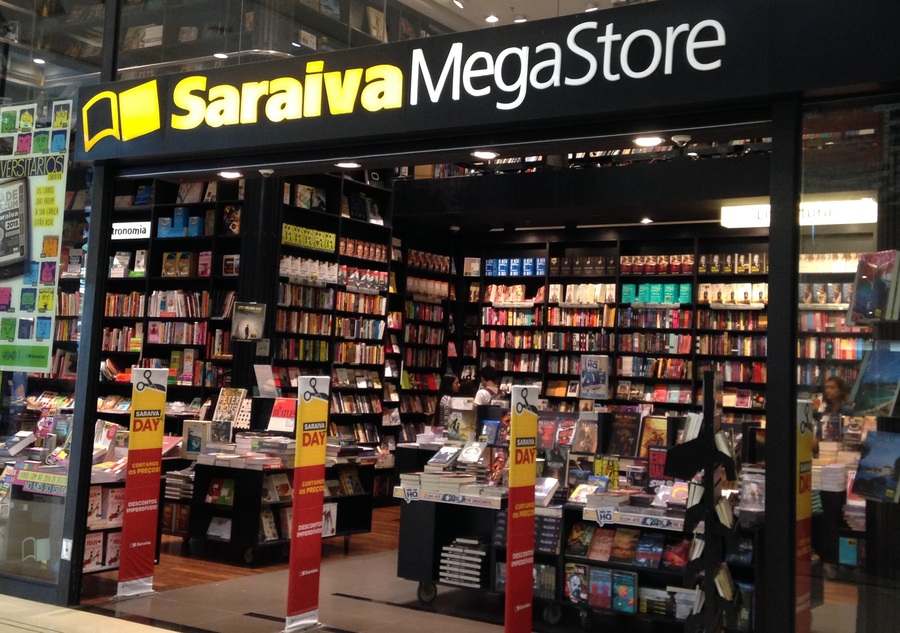 Livraria Saraiva no ostentoso Shopping Higienópolis em São Paulo | ©Leo Neto