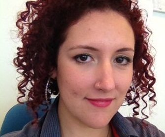 Thais Paiva, à direita de Juergen Boos, diretor da Feira do Livro de Frankfurt, durante um coquetel do Fellowship | © Acervo pessoal