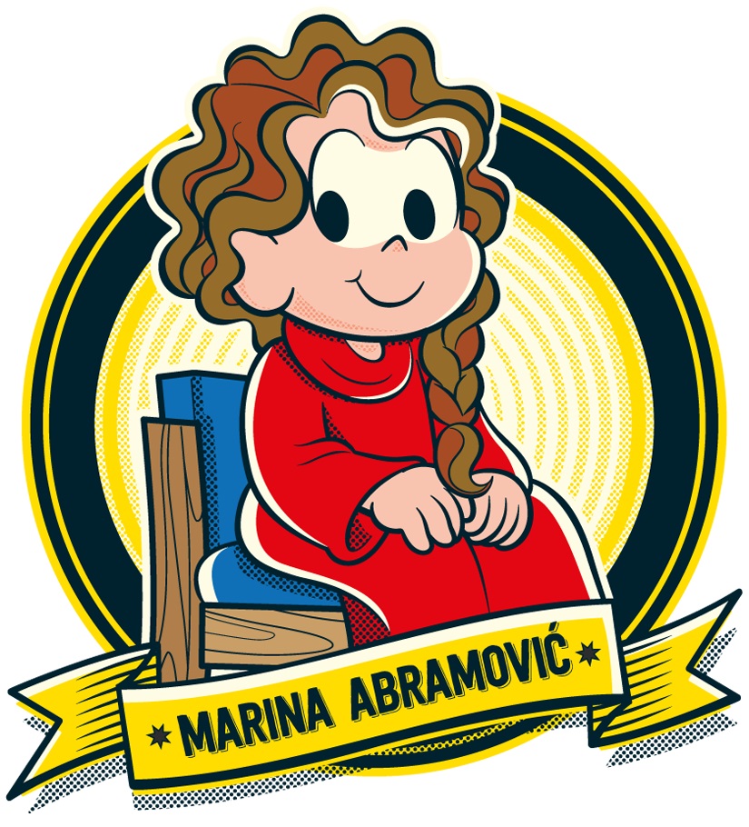 Marina Abramović é uma das homenageadas do projeto 'Donas da Rua' | © Divulgação