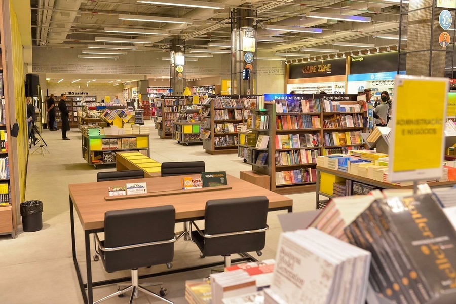 Varejo de livros tem queda de 4,8% nos quatro primeiros meses de 2017 | © Divulgação / Saraiva Varejo de livros tem queda de 4,8% nos quatro primeiros meses de 2017 | © Divulgação / Saraiva