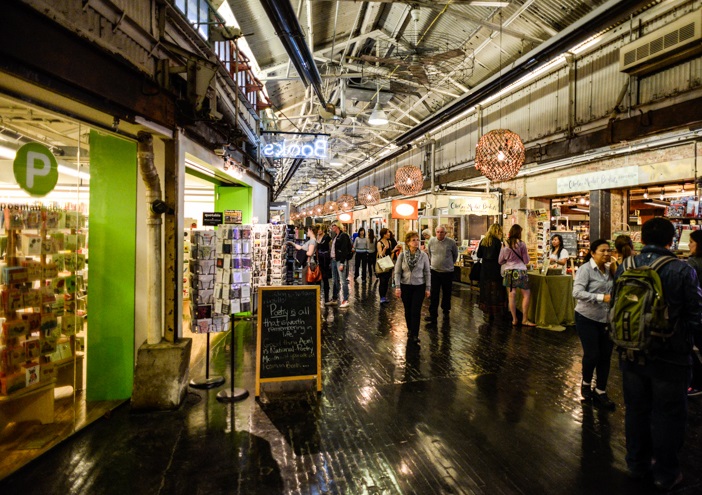 Posman Books à esquerda, no Chelsea Market | &copy; Gustavo Guertler