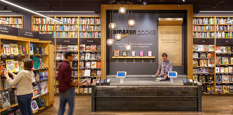Loja física da Amazon em operação nos EUA | © Reprodução do site da Amazon Loja física da Amazon em operação nos EUA | © Reprodução do site da Amazon