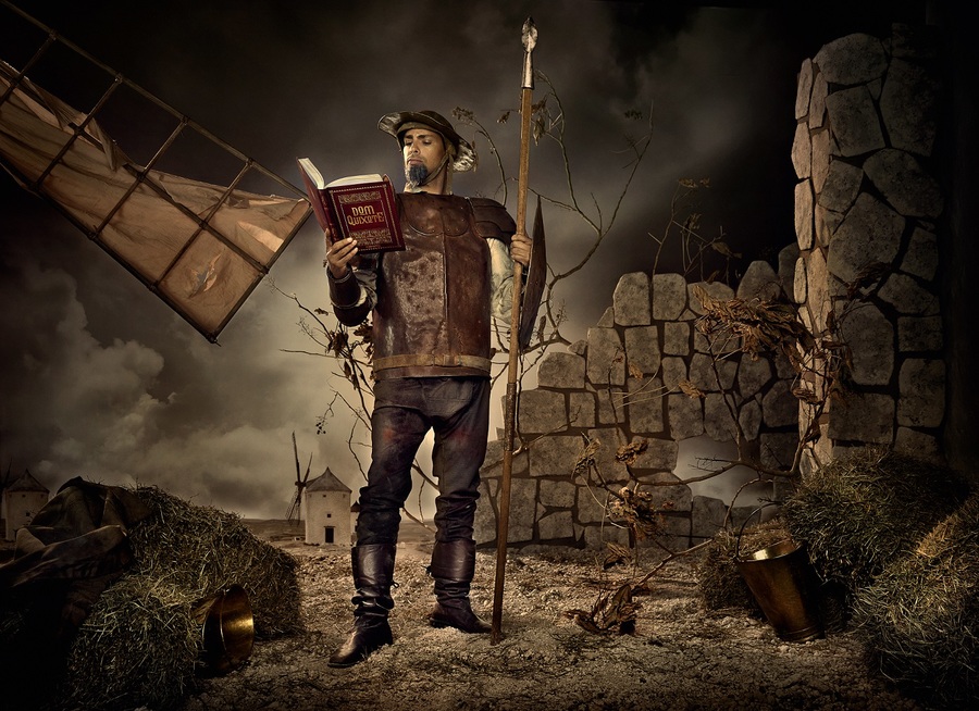 Cauã Reymond vive Don Quixote na campanha Leia.Seja | © Miro Cauã Reymond vive Don Quixote na campanha Leia.Seja | © Miro