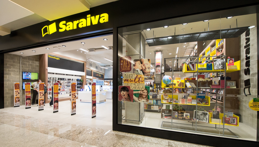 Receita bruta das lojas físicas da Saraiva caiu enquanto que a do e-commerce cresceu | © Divulgação