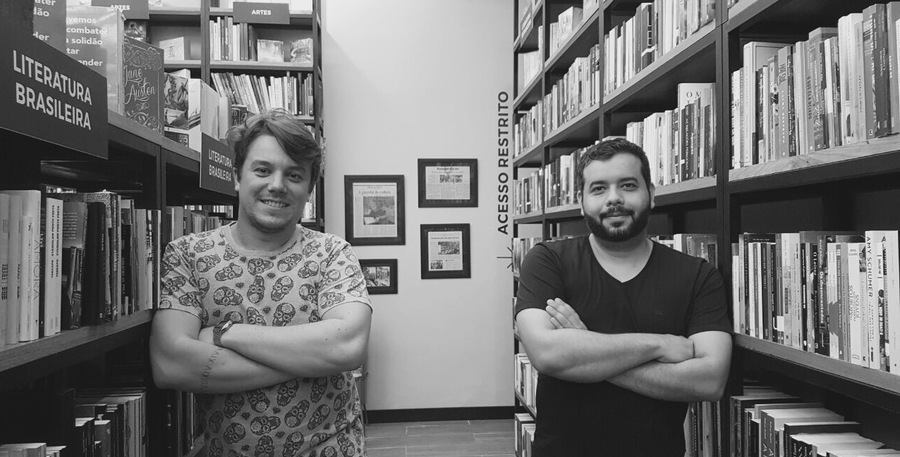 Palme e Bruno são sócios no #coisadelivreiro