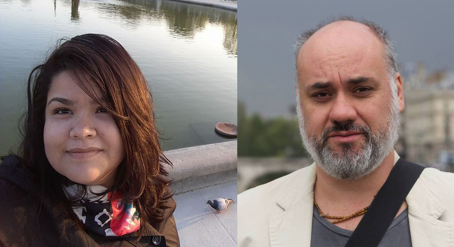 Raquel Menezes e Sergio Cohn, sócios da Oca, nova editora portuguesa | © Redes sociais dos editores