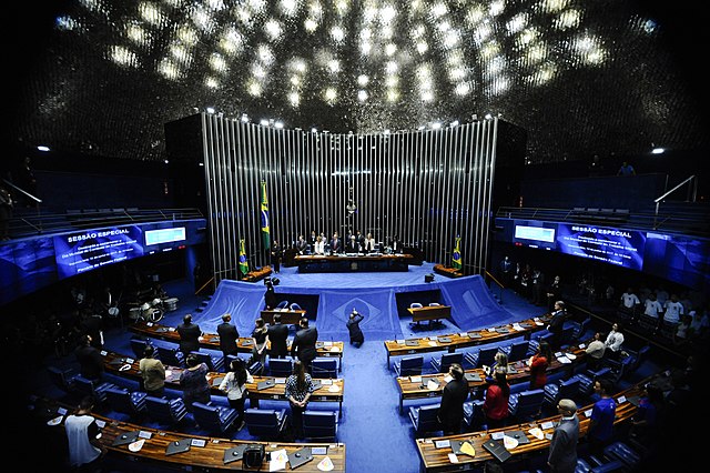 Plenário do Senado Federal, onde os políticos deviam debater o futuro das crianças brasileiras, mas... | © Senado Federal