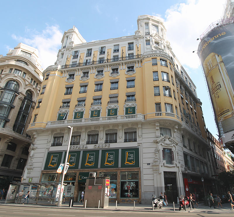 Fachada da livraria Casa del Libro na Gran Via em Madrid | © Divulgação