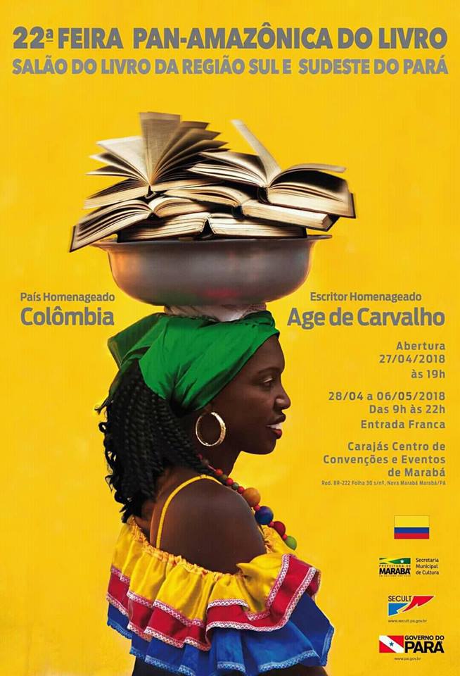 Em sua rede social, Paloma critica o fato de a Feira ter escolhido um a mulher negra para ilustrar o seu cartaz, mas não há mulheres negras na programação | Reprodução Em sua rede social, Paloma critica o fato de a Feira ter escolhido um a mulher negra para ilustrar o seu cartaz, mas não há mulheres negras na programação | Reprodução