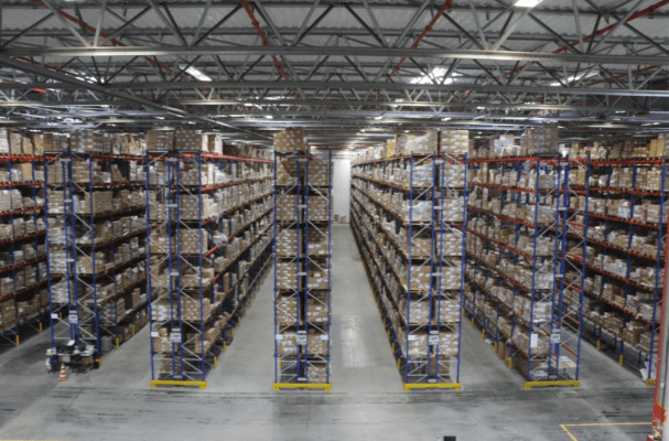 Estrutura do Centro de Distribuição da Luft em Cajamar. São 41 mil m², área suficiente para 50 mil posições pallets | © Divulgação
