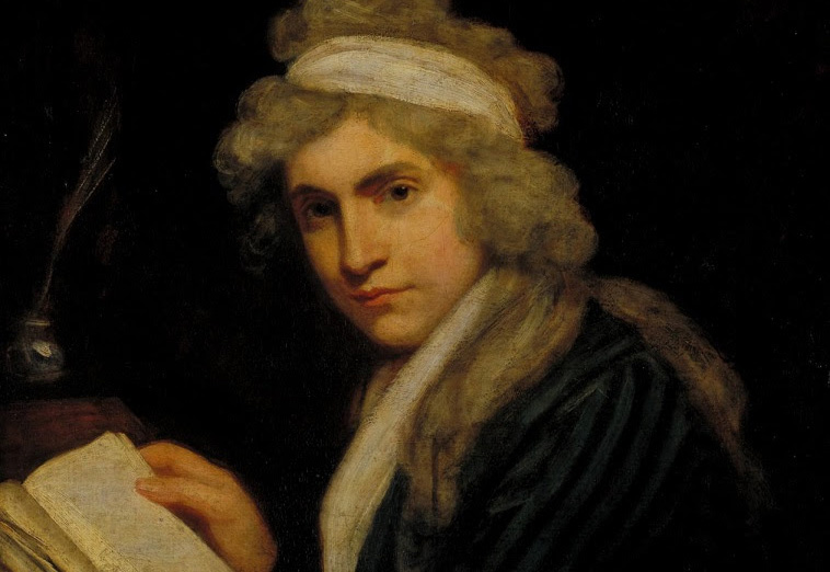 Retrato de Mary Wollstonecraft por John Opie (1790-1) | © Divulgação