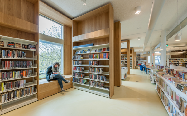Biblioteca holandesa KopGroep (School 7), vencedora do prêmio | © Divulgação Biblioteca holandesa KopGroep (School 7), vencedora do prêmio | © Divulgação