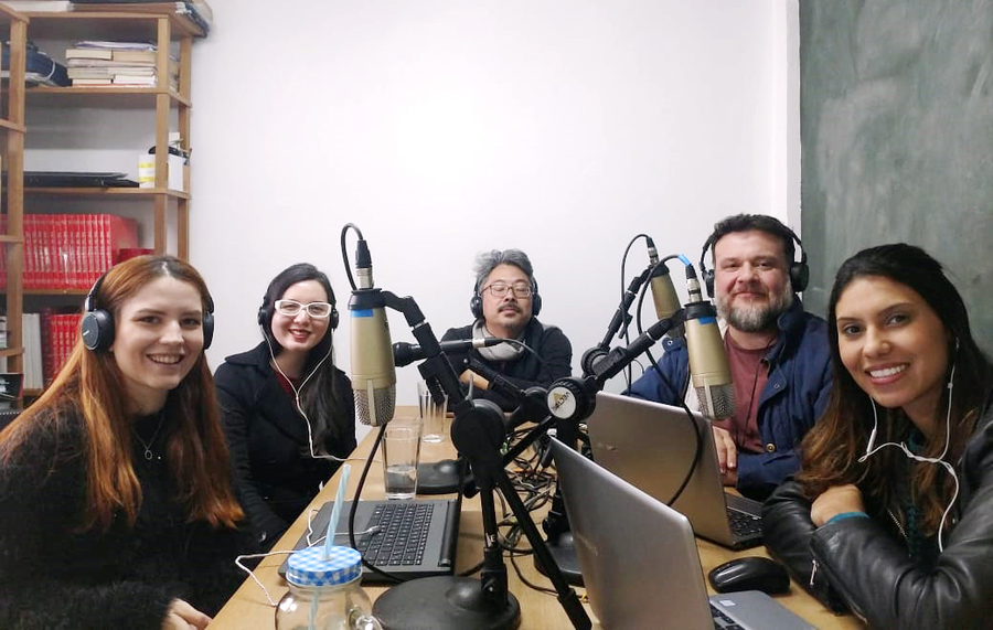 Diana Passy conversou com a nossa equipe durante a gravação do Podcast do PublishNews 