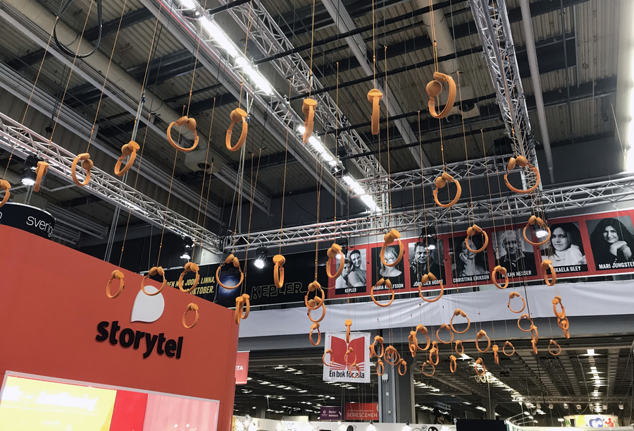 Estande da Storytel na Feira do Livro de Gotemburgo de 2018 | © Lima Andruška 