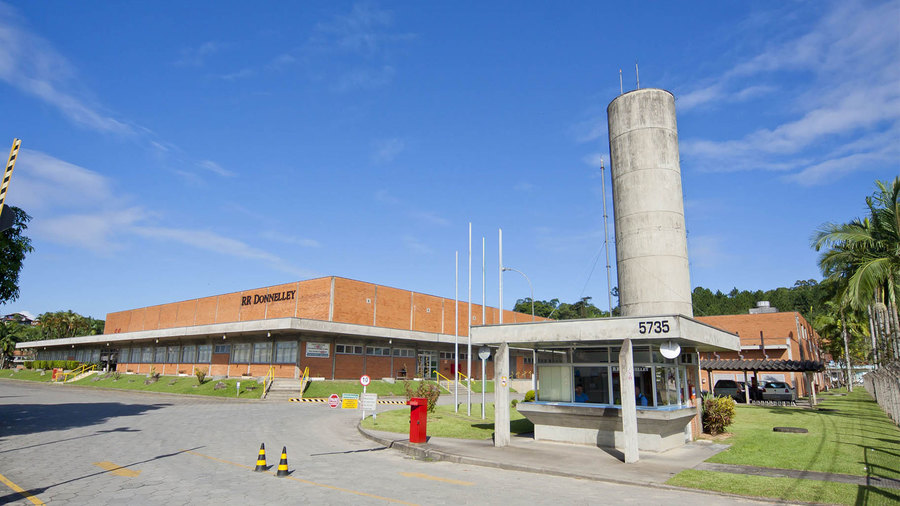 Fábrica da RR Donnelley em Blumenau (SC) | © Site da empresa