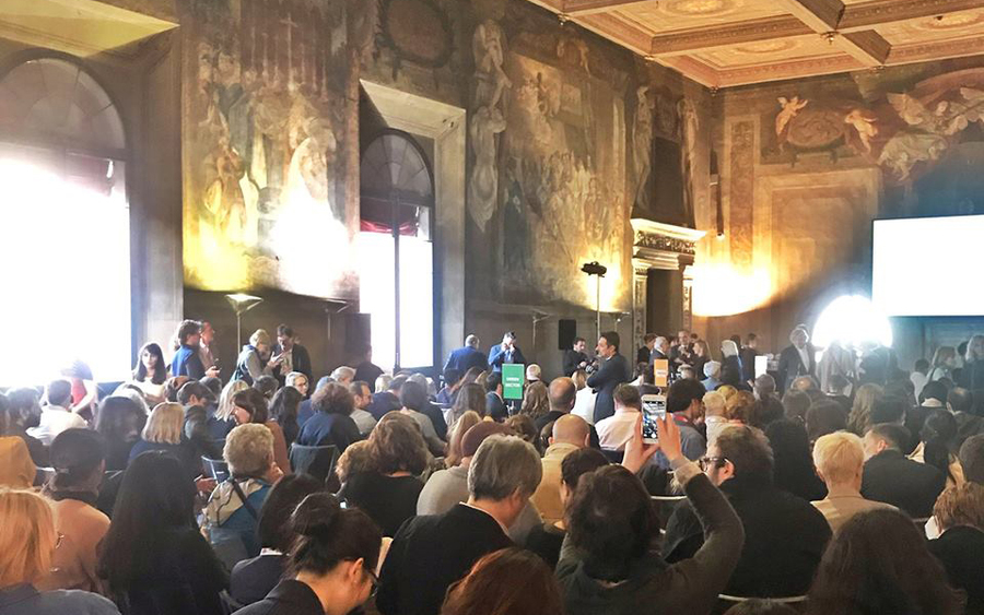 Cerimônia do Bologna Prize Best Children´s Publihshers of the year | © Redes Sociais Cerimônia do Bologna Prize Best Children´s Publihshers of the year | © Redes Sociais