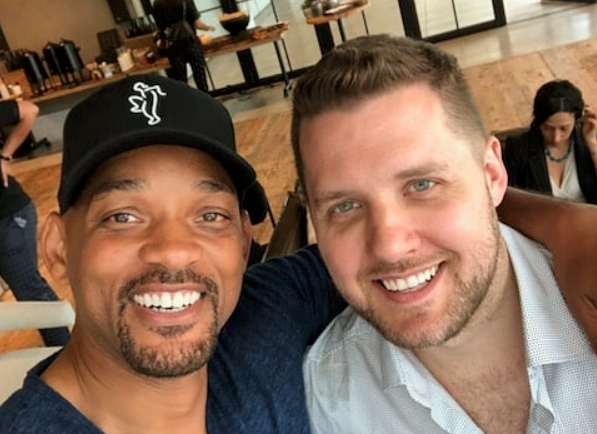 Will Smith e Mark Manson | © Redes Sociais Will Smith e Mark Manson | © Redes Sociais