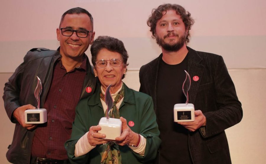 Franklin Carvalho, Maria Valéria Rezende e Maurício de Almeida foram os vencedores da última edição do Prêmio SP de Literatura | Divulgação