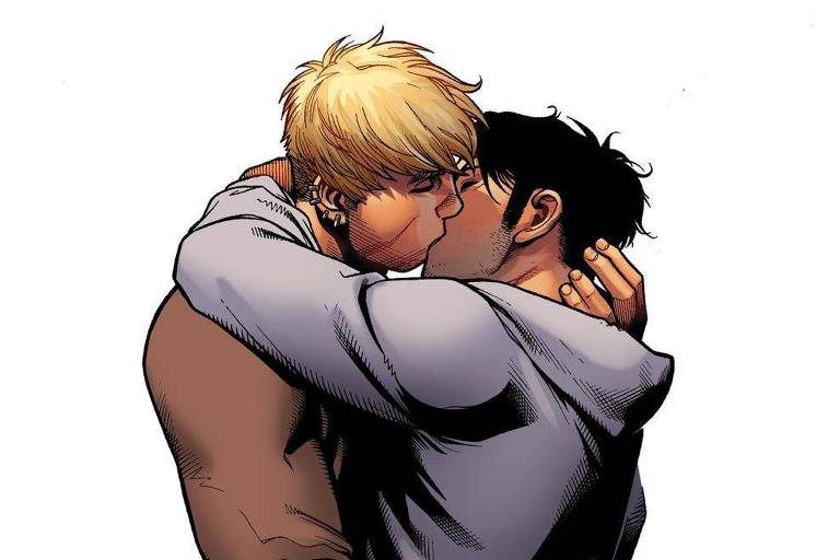 Imagem da graphic novel 'Vingadores – A cruzada das crianças' Imagem da graphic novel 'Vingadores – A cruzada das crianças'