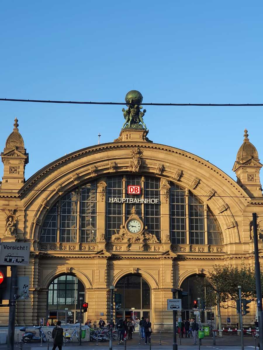 Estação central de Frankfurt