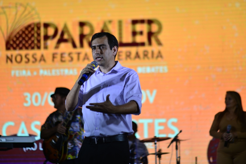 Guilherme Relvas durante a ParáLer | Divulgação Guilherme Relvas durante a ParáLer | Divulgação