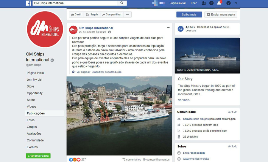Tradução do post apagado pela equipe da organização da livraria | Reprodução
