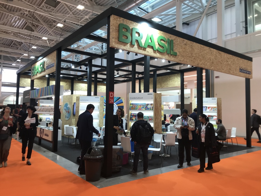 Estande do Brazilian Publishers em Bolonha em 2020 está concorrido | Divulgação / BP