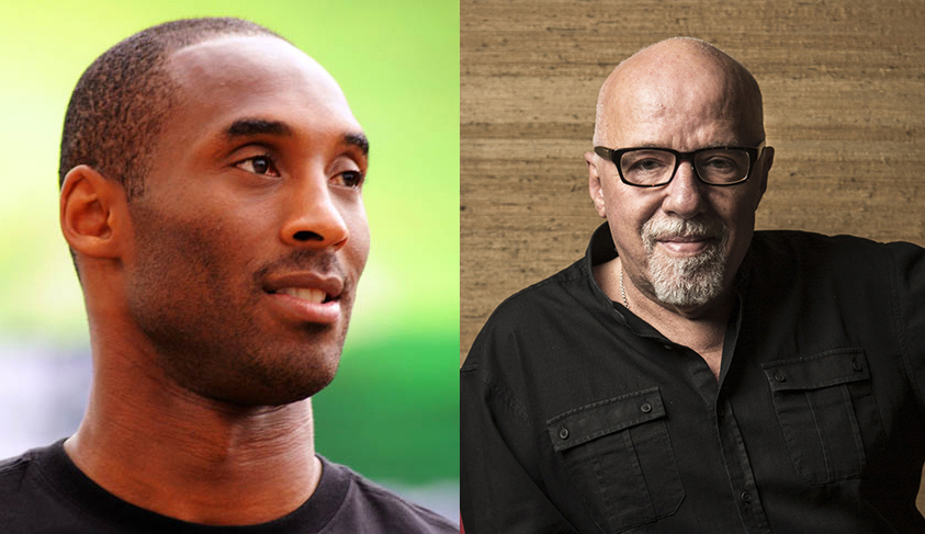 Kobe Bryant e Paulo Coelho | © Michael Wa / © Niels Akermann Kobe Bryant e Paulo Coelho | © Michael Wa / © Niels Akermann