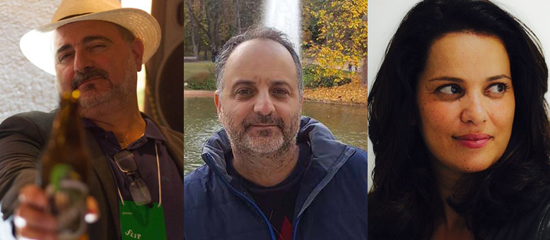 Gerson Ramos, diretor comercial da Planeta; Daniela Kfuri, diretora de marketing e vendas da Harpercollins Brasil; e Bruno Zolotar, diretor de marketing e vendas da Editora Rocco | © PublishNews