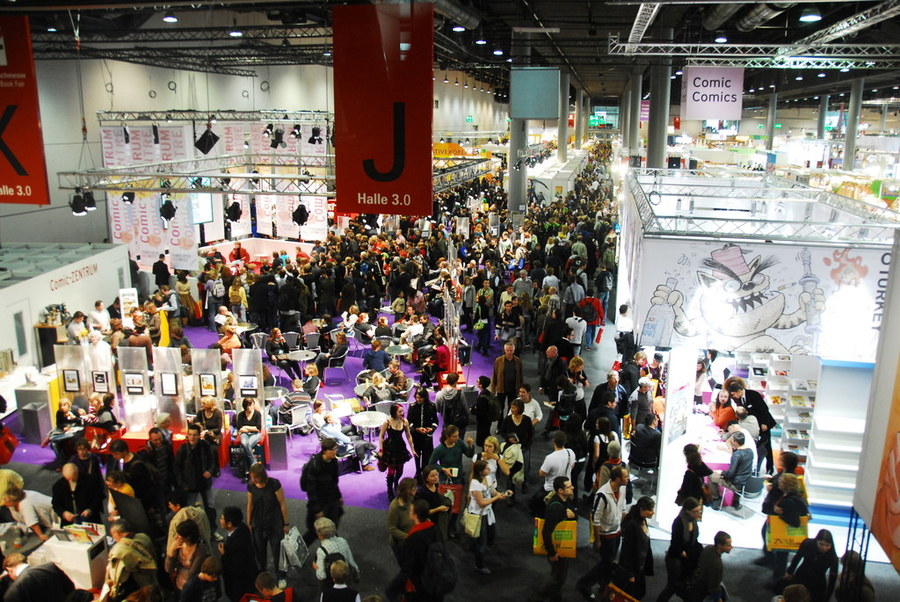 Feira do Livro de Frankfurt em 2008 | © Divulgação Feira do Livro de Frankfurt em 2008 | © Divulgação
