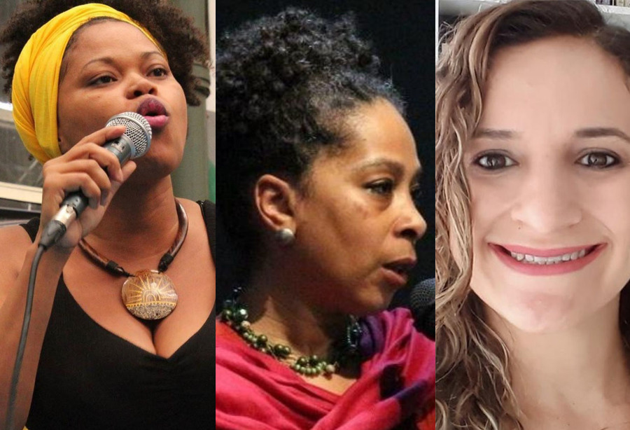 Francilene Cardoso, Neide Almeida e Charlene Lemos