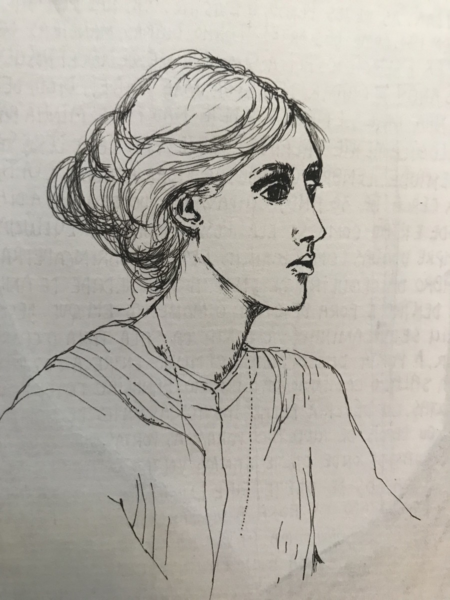 Ilustração Virginia Woolf | © Marcia Tiburi