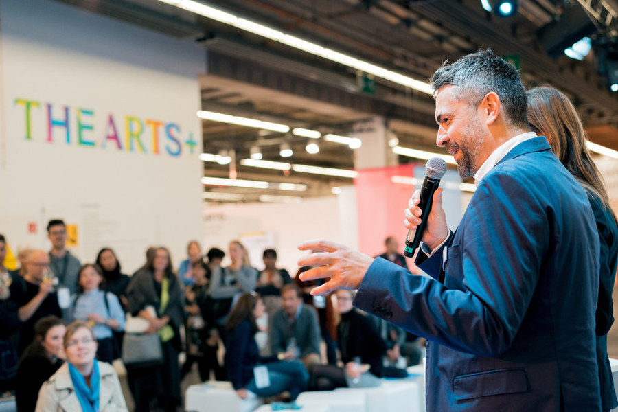 The Arts+, área criada há cinco anos, funciona como uma interface com outras indústrias | © Feira do Livro de Frankfurt The Arts+, área criada há cinco anos, funciona como uma interface com outras indústrias | © Feira do Livro de Frankfurt