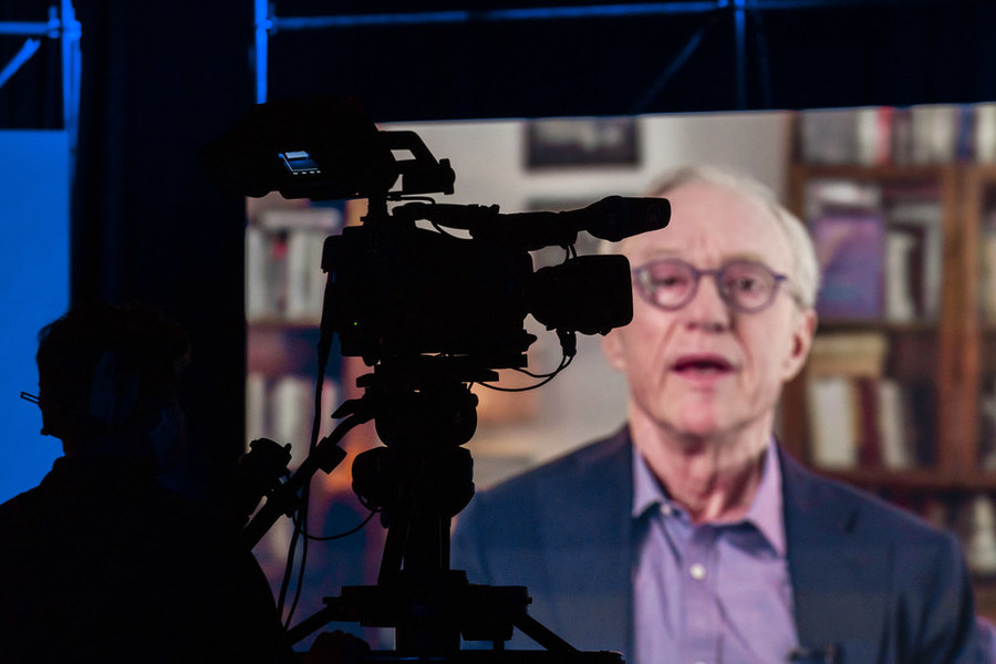 David Grossman falou sobre esperança na abertura da Feira de Frankfurt | © Marc Jacquemin David Grossman falou sobre esperança na abertura da Feira de Frankfurt | © Marc Jacquemin