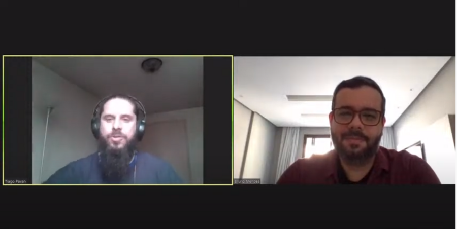 Tiago Pavan e Bruno Mendes participaram do webinar